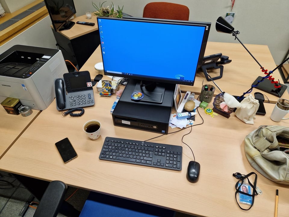 Der Arbeitsplatz von Pia Kohorst