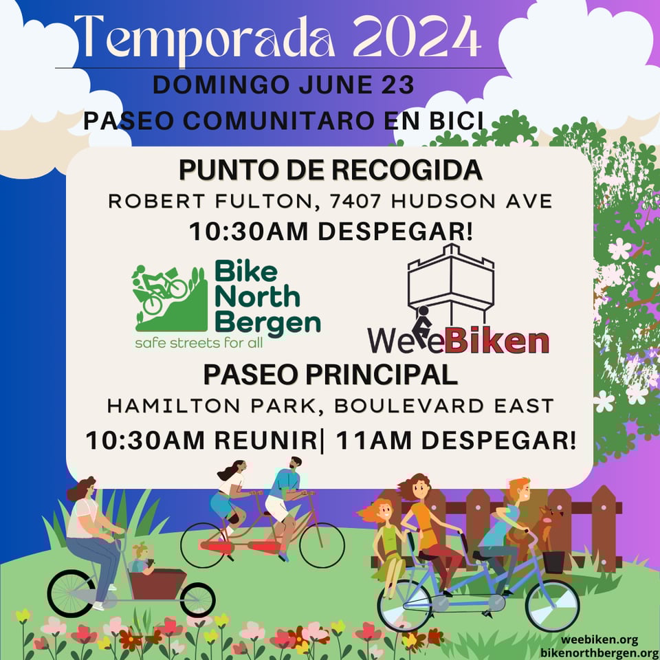 a poster for a bike ride