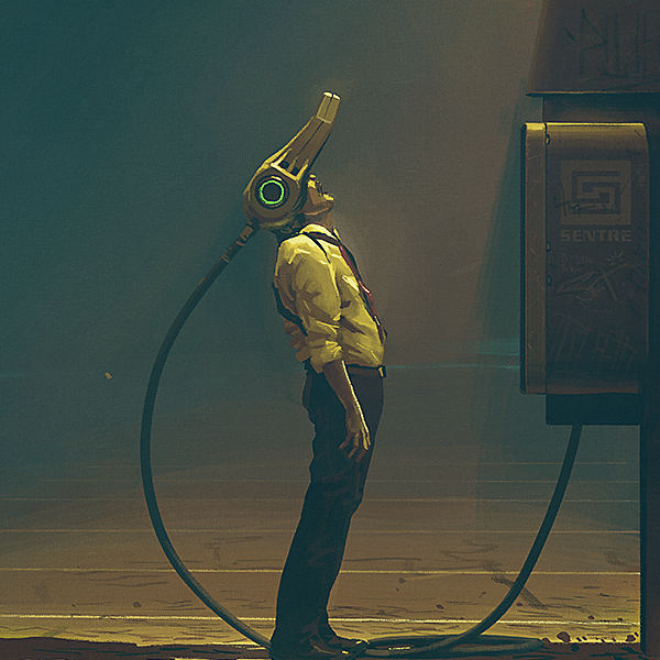 A neurocaster in bliss