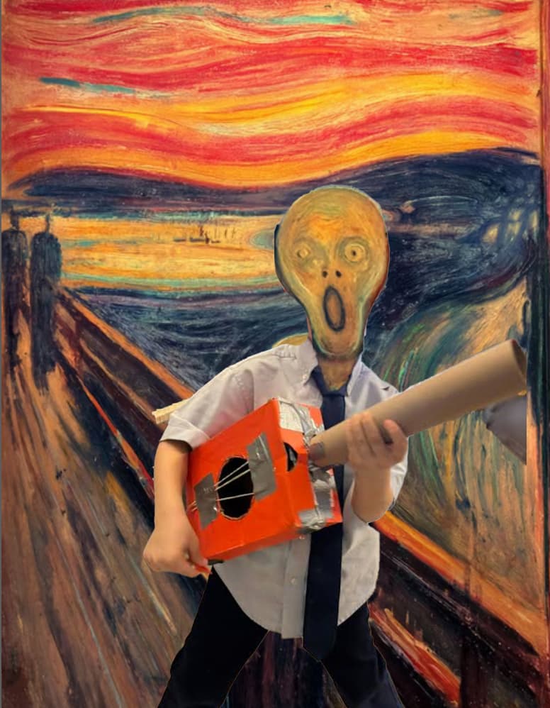 Make music (and instruments!), paint your favorite recipe, send a letter