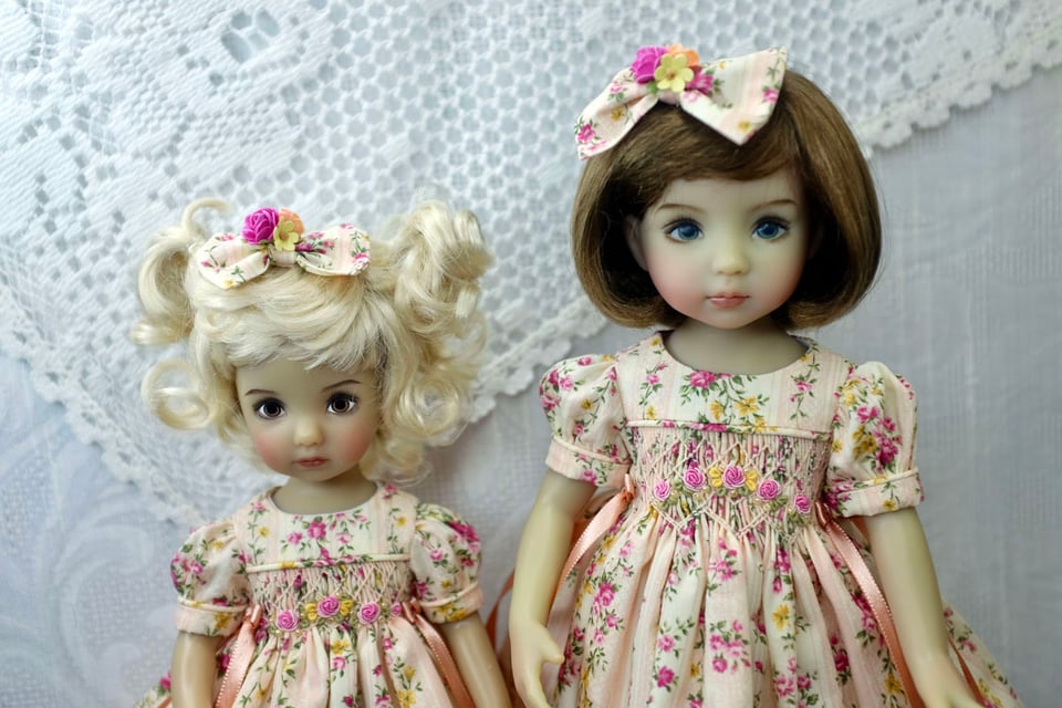Sister dresses for doll