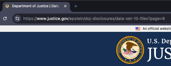 Screenshot of an URL that has a page parameter attached.
