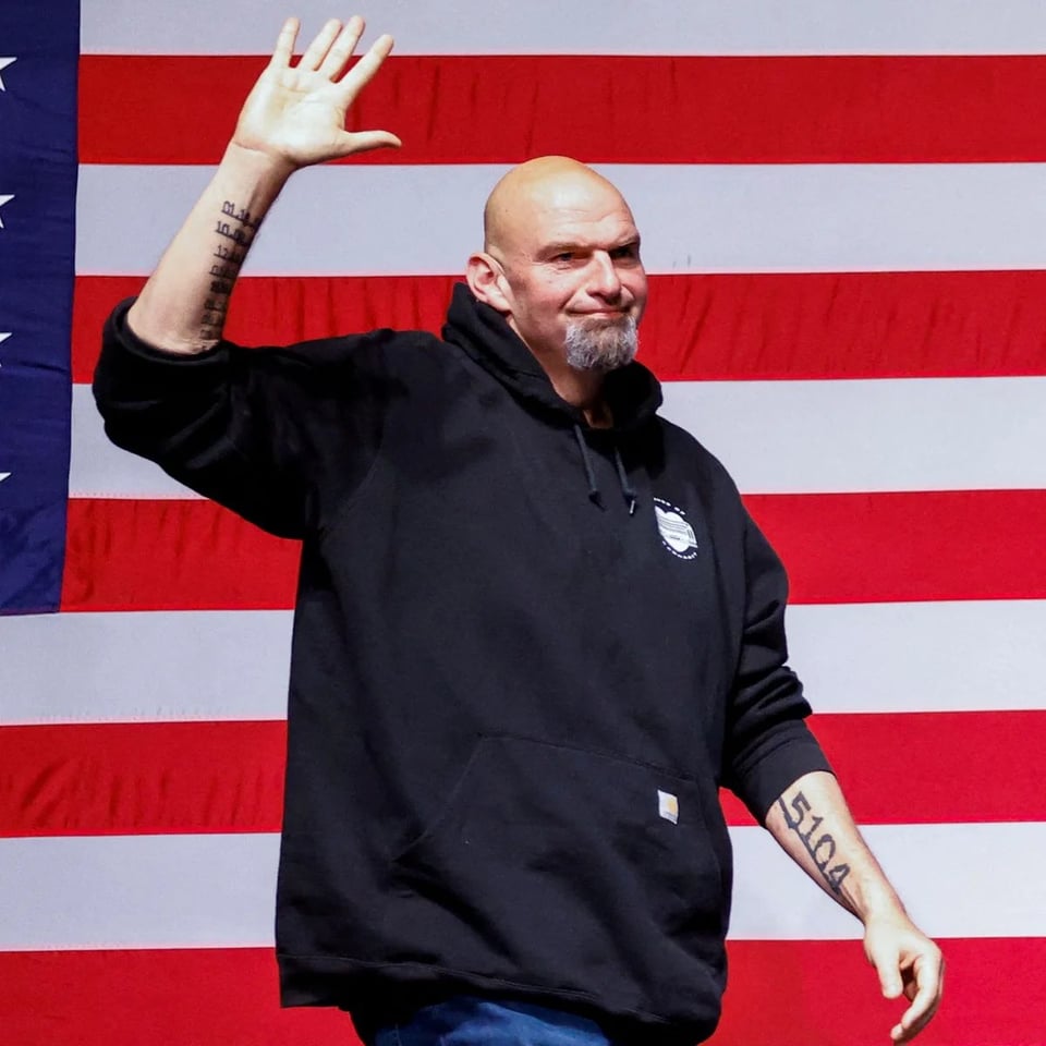John Fetterman says he is considering running for President.