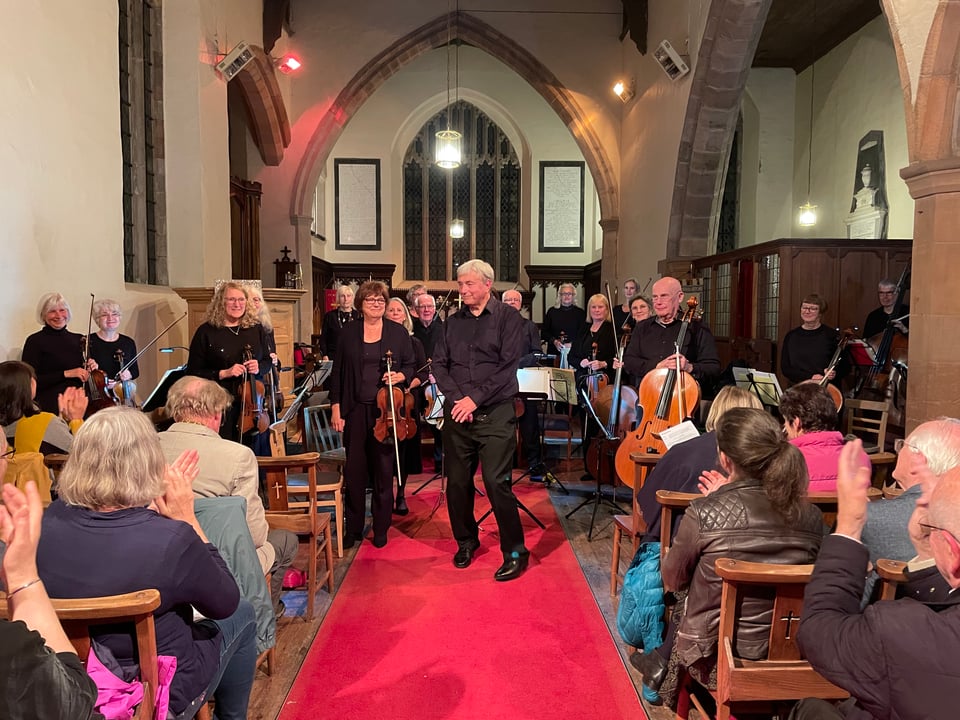 Gwent Chamber Orchestra performing in St Michael and All Angels