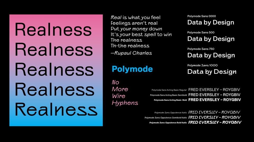 Polymode Sans.