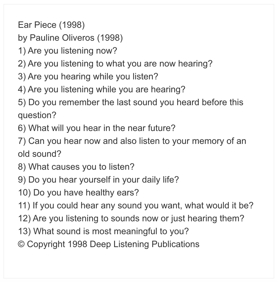 A poem in list-form, where each line begins with a number and ends with a question mark.