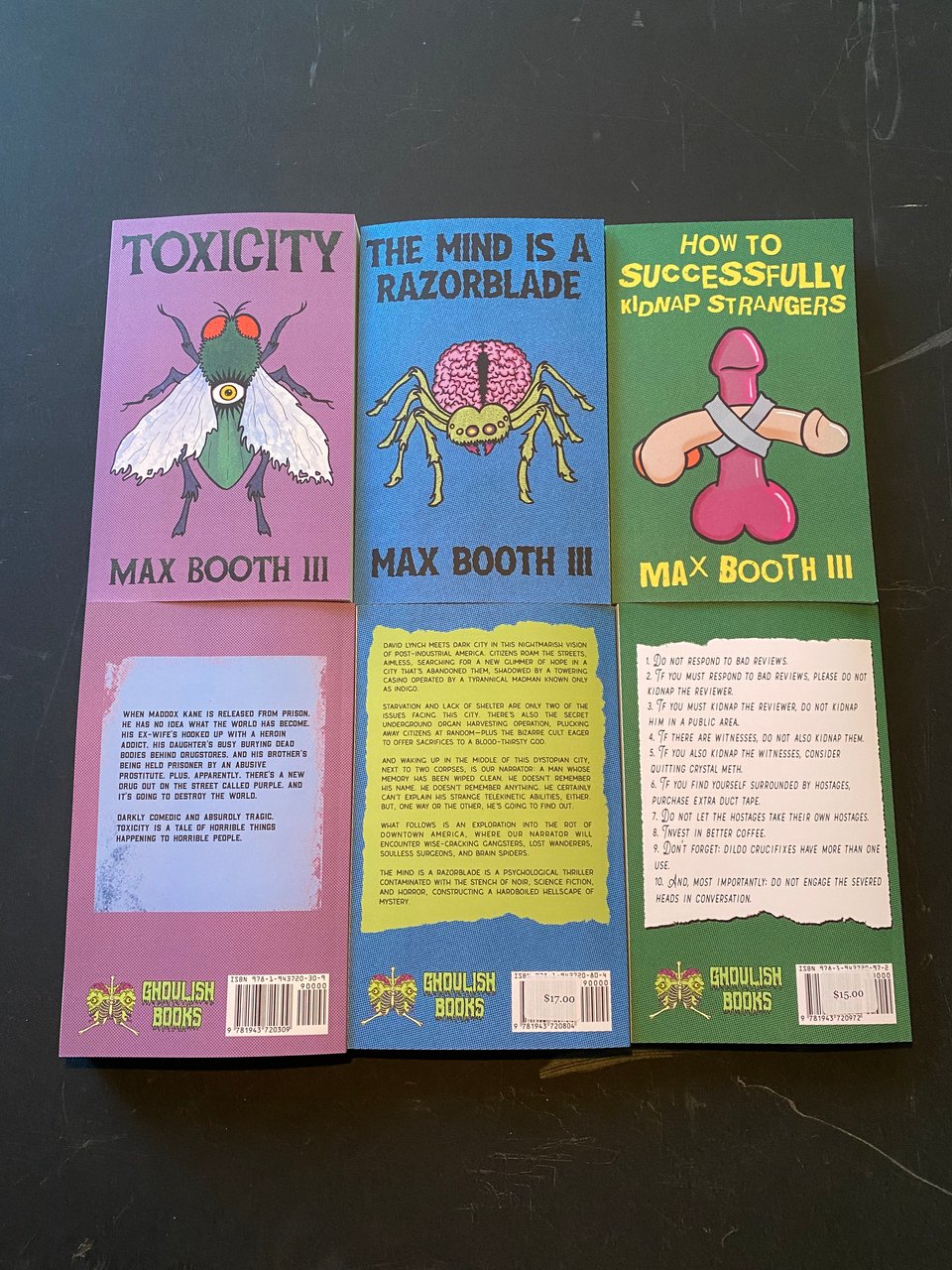 three books