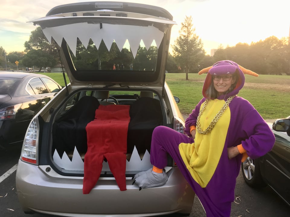 Themed dragon car for Caravan Rally 2018