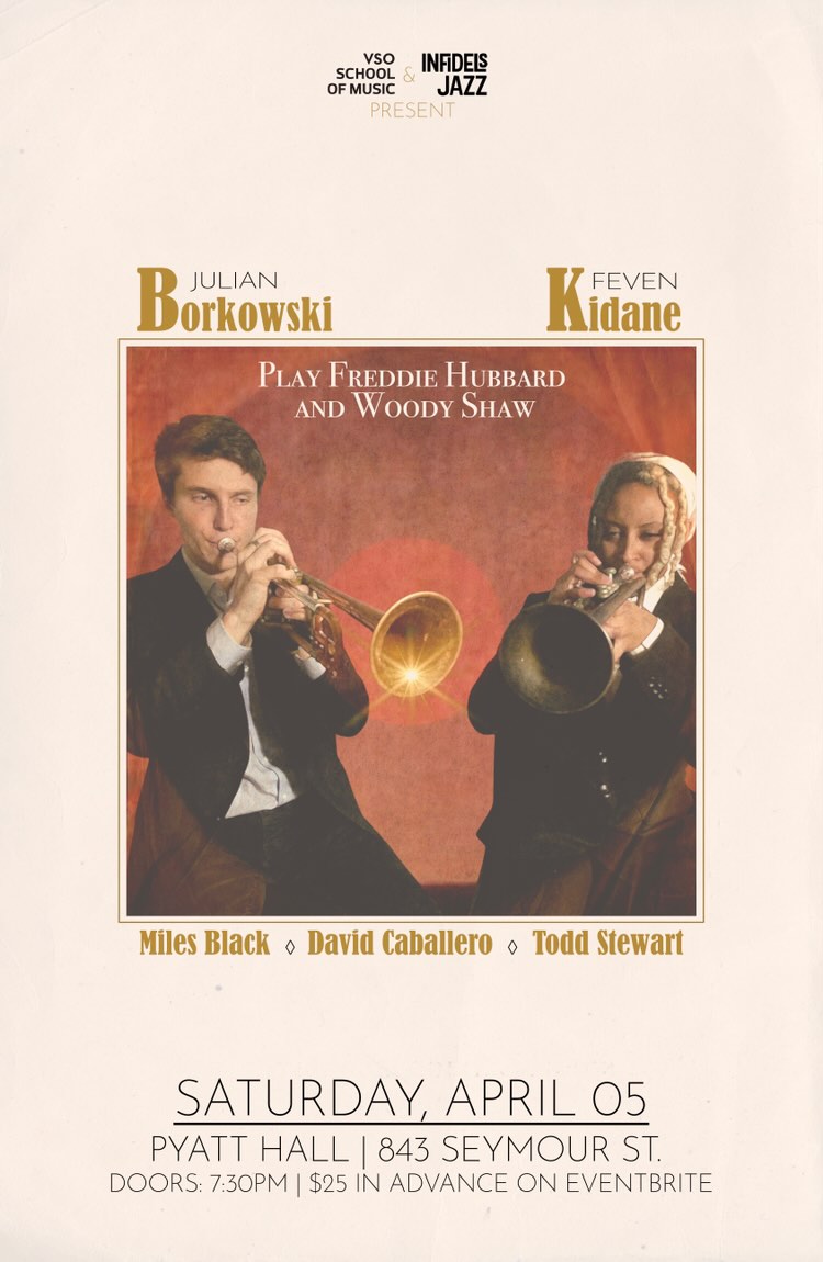 Julian Borkowski & Feven Kidane play Freddie Hubbard & Woody Shaw at Pyatt Hall