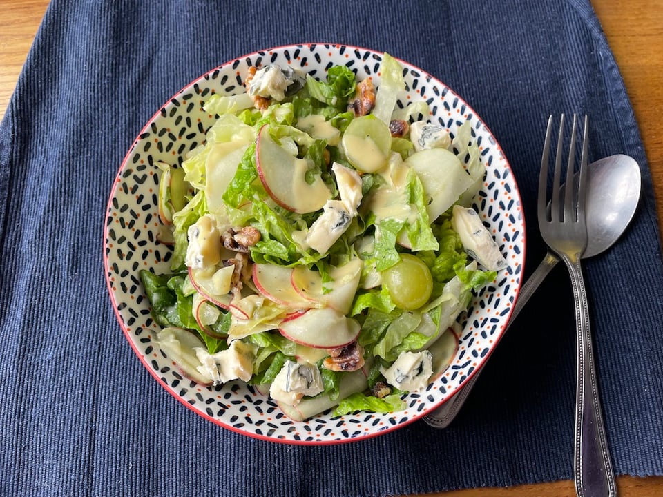 Another Waldorf salad in a bowl