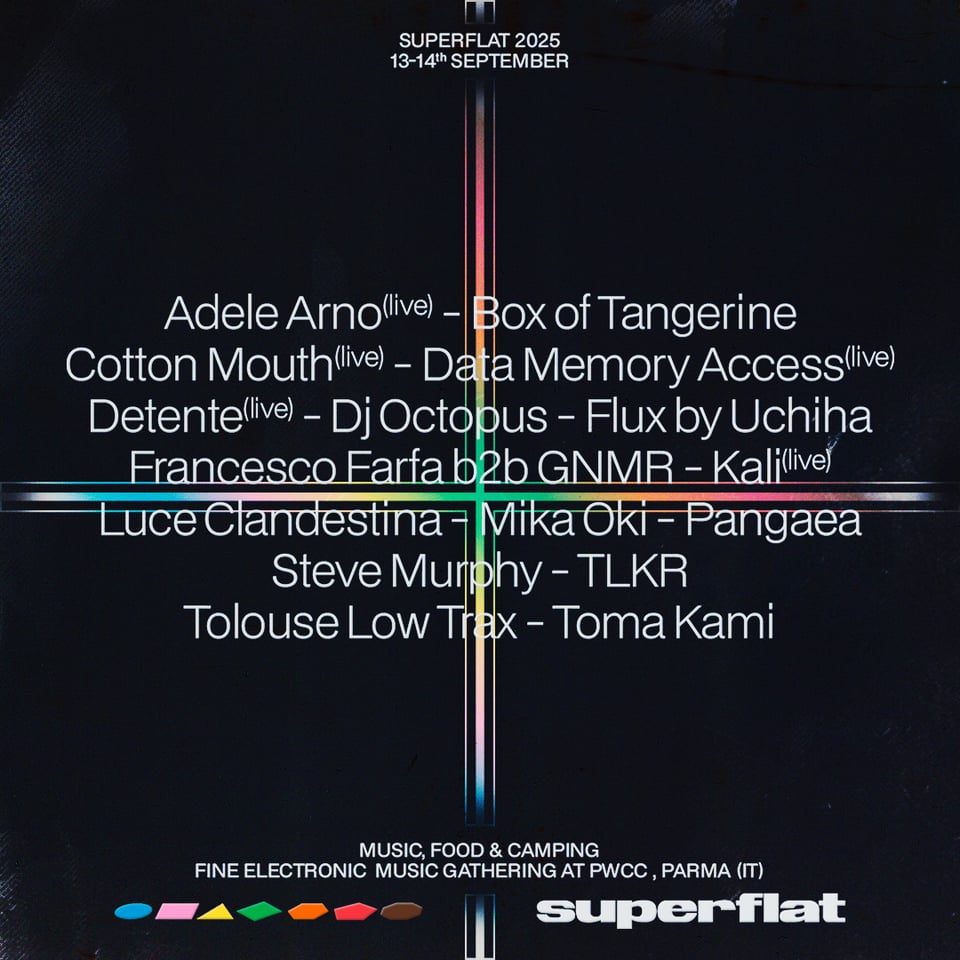 Poster for the festival Superflat