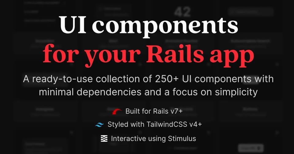Visit railsblocks.com and make your Rails app more delightful today