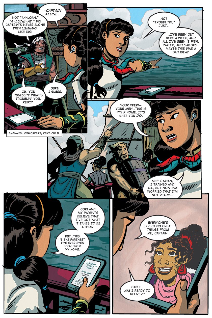 Page 2 of a new Savor comic by Kleid, Broglia and Reynoso