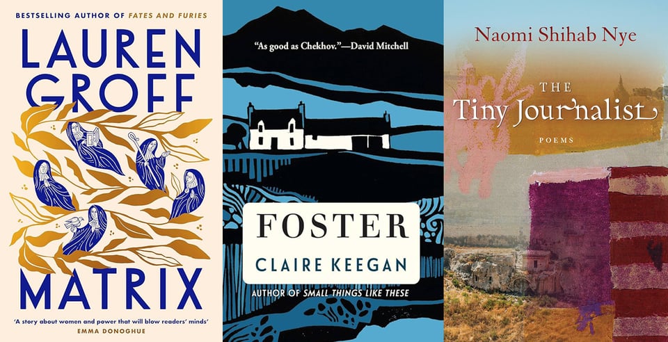 A collage of three book cover images.