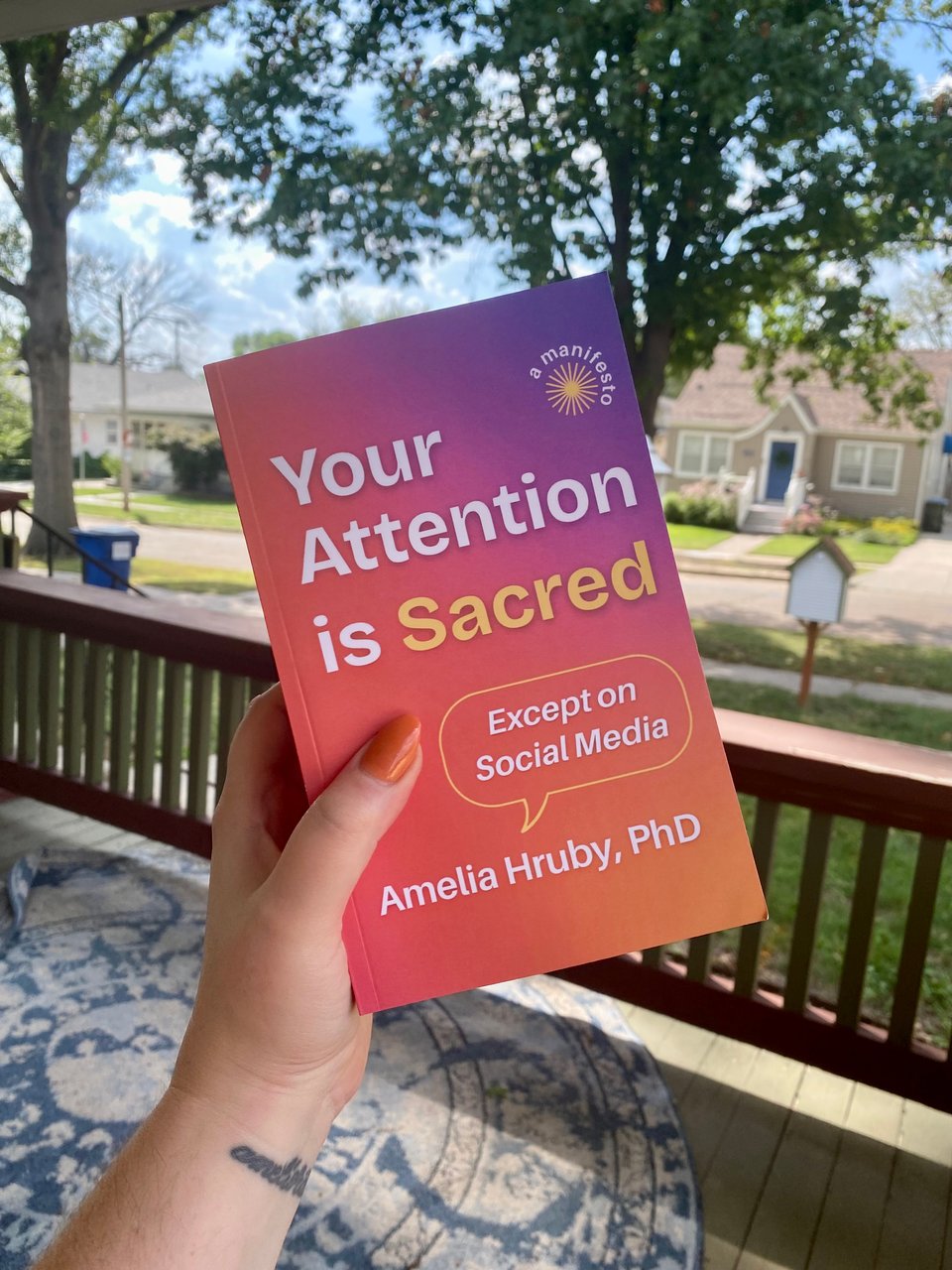 your attention is sacred except on social media book