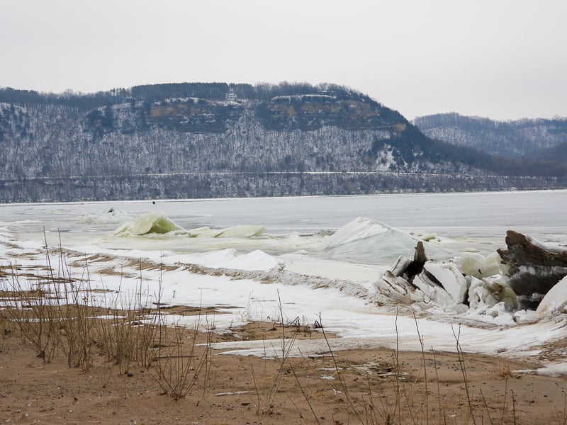 More pretty — and powerful — ice off Sand Point. / Photo by Steve Dietz