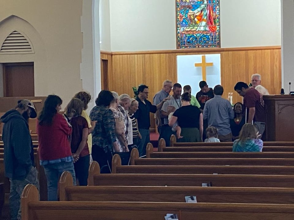 Consecrating Chi and Dami.