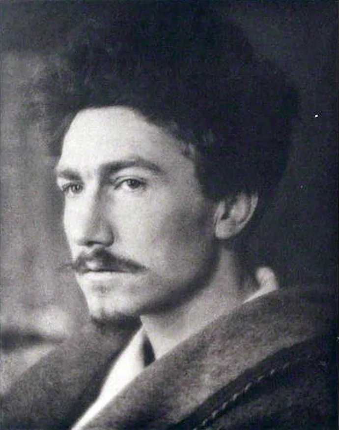 A photograph of the young Ezra Pound
