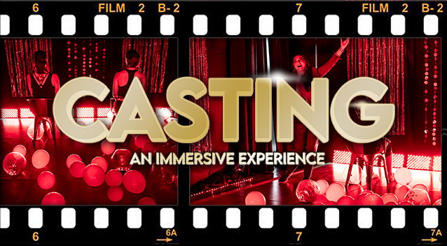 A graphic image for a show called CASTING