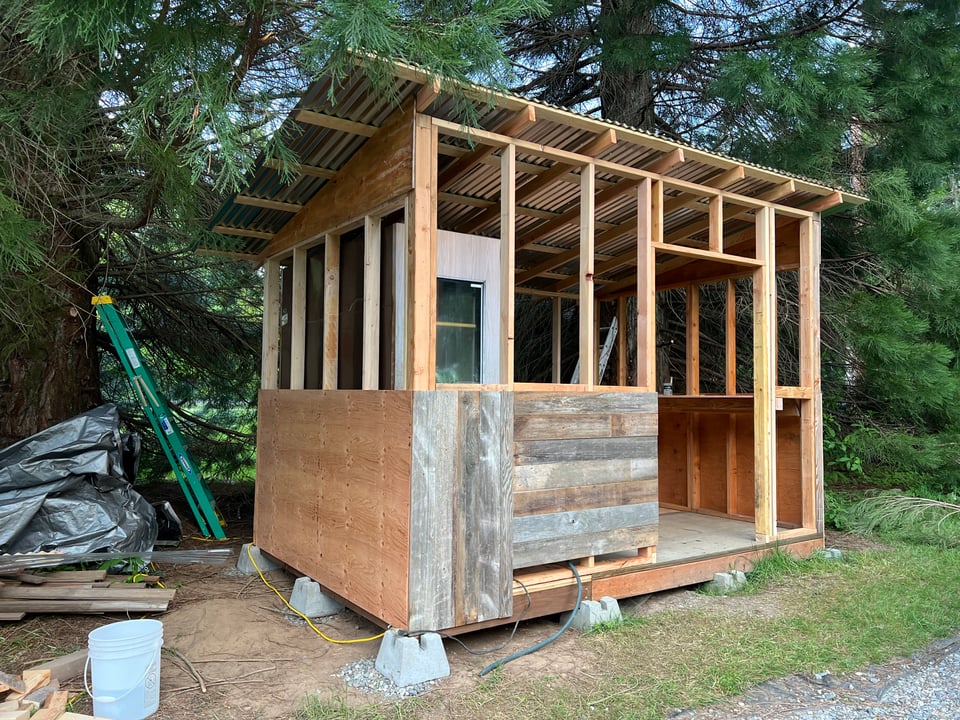 our nearly finished farmstand