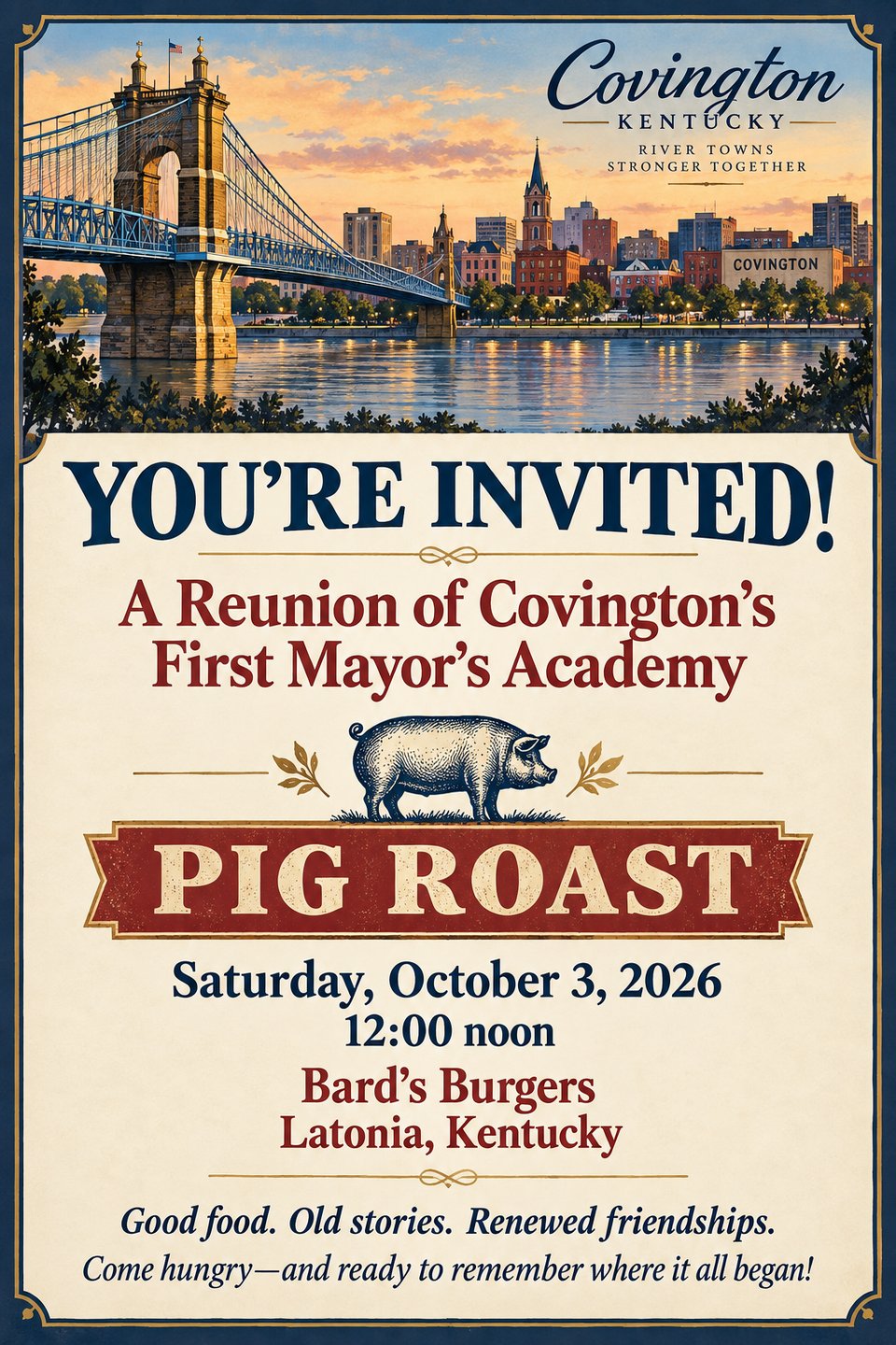You're invited! A reunion of Covington's first Mayor's Academy.
