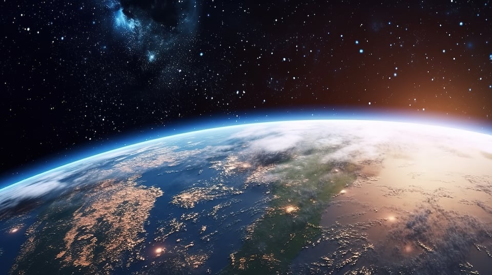 Earth from space.