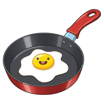 google image search result: cartoon egg serving itself