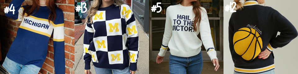 Four more sweaters from Ferne Boutique