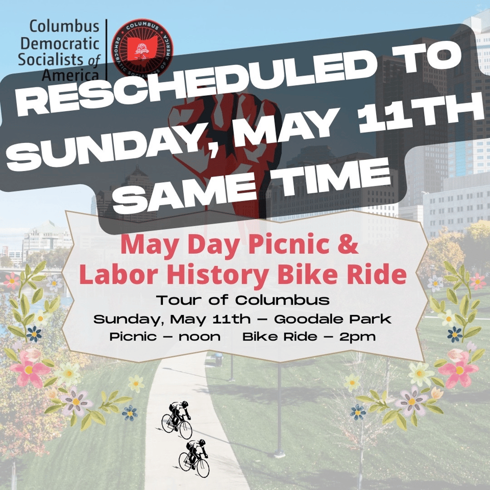 Rescheduled to Sunday May 11th Same Time