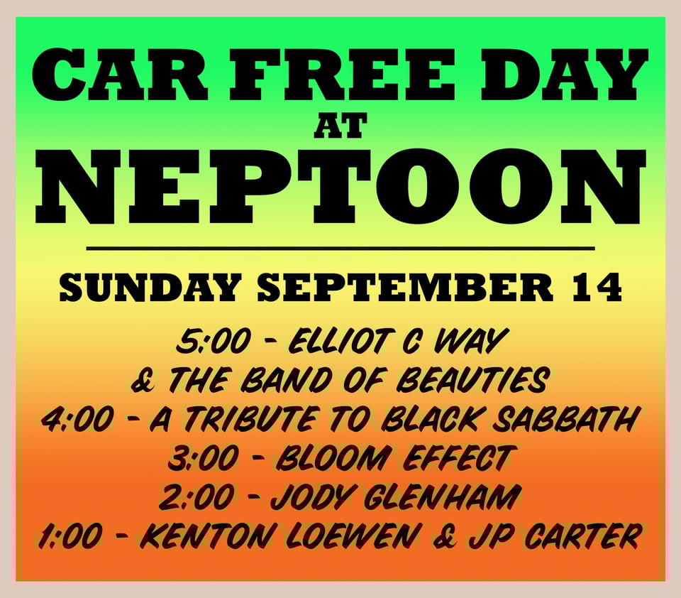 Car Free Day at Neptoon - Kenton & JP