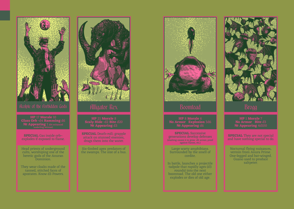 4 beasts for FROG WORLD