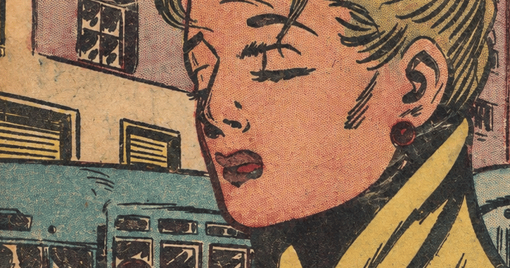 Before digital color, comics were built from dots