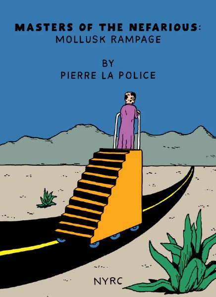 Cover art for "Masters of the Nefarious: Mollusk Rampage"