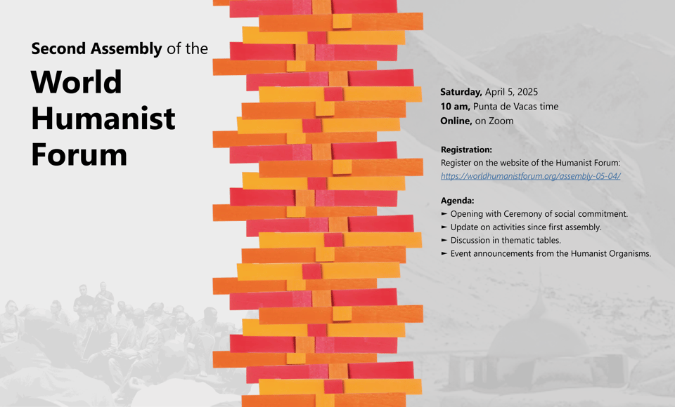 Flyer inviting to the Second Assembly. You can use it to invite friends.