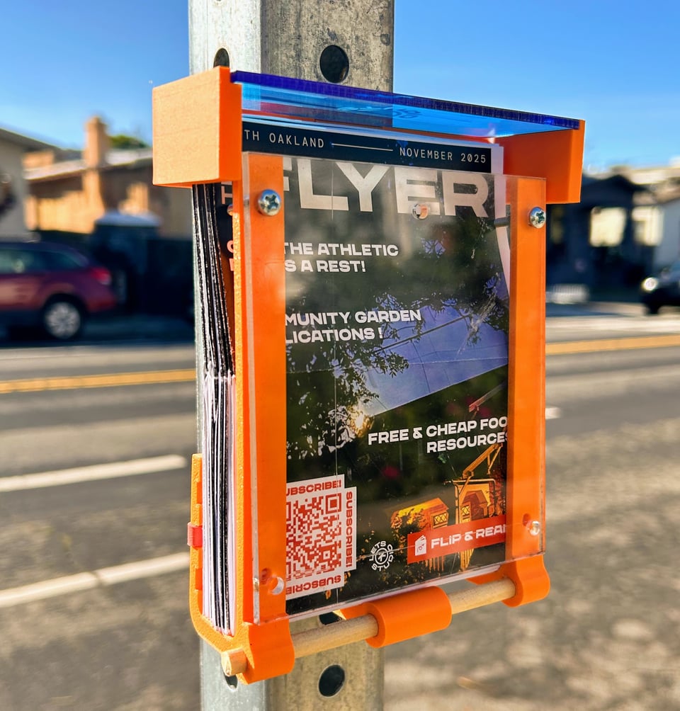 Zine library! I spent way too much of my weekend working on this, so please go see it (near Alcatraz & Raymond).