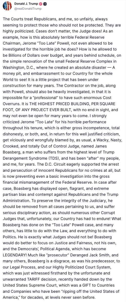 Trump off the deep end on the Supreme Court