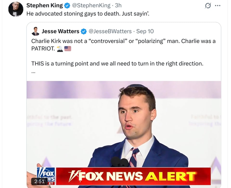 Charlie Kirk quote.