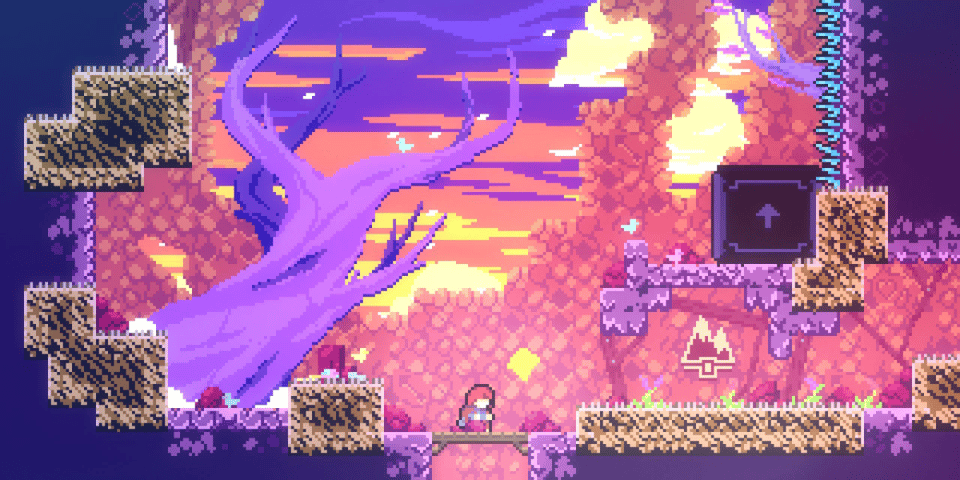A beautiful pastel-hued level of Celeste.