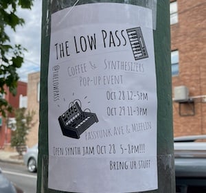 a poster for the low pass show