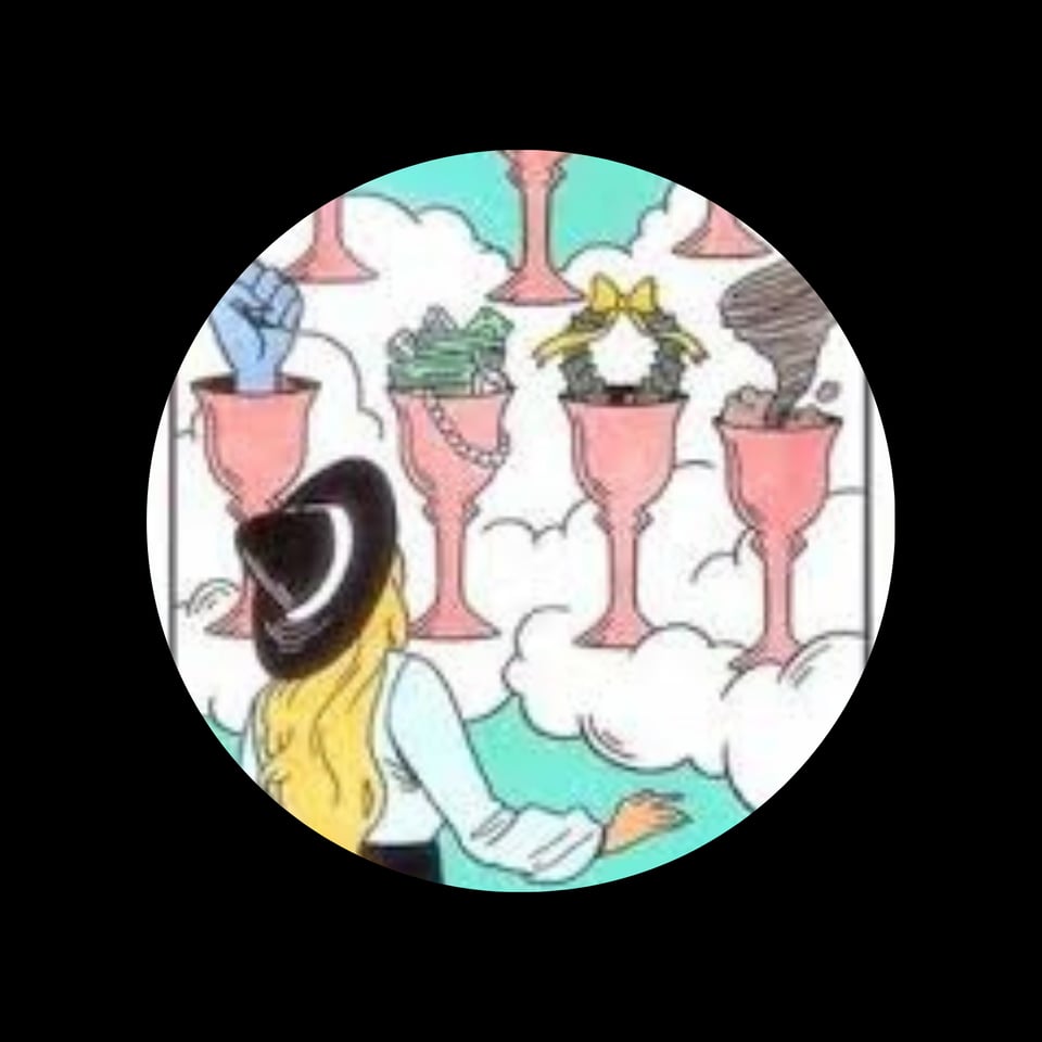 An image of the Modern Witch Seven of Cups