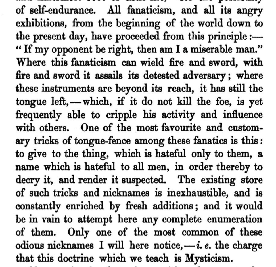 Fichte on the root of fanaticism, from Lecture II