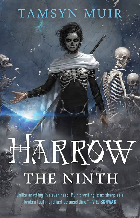 The cover for Harrow the Ninth by Tamsyn Muir.
