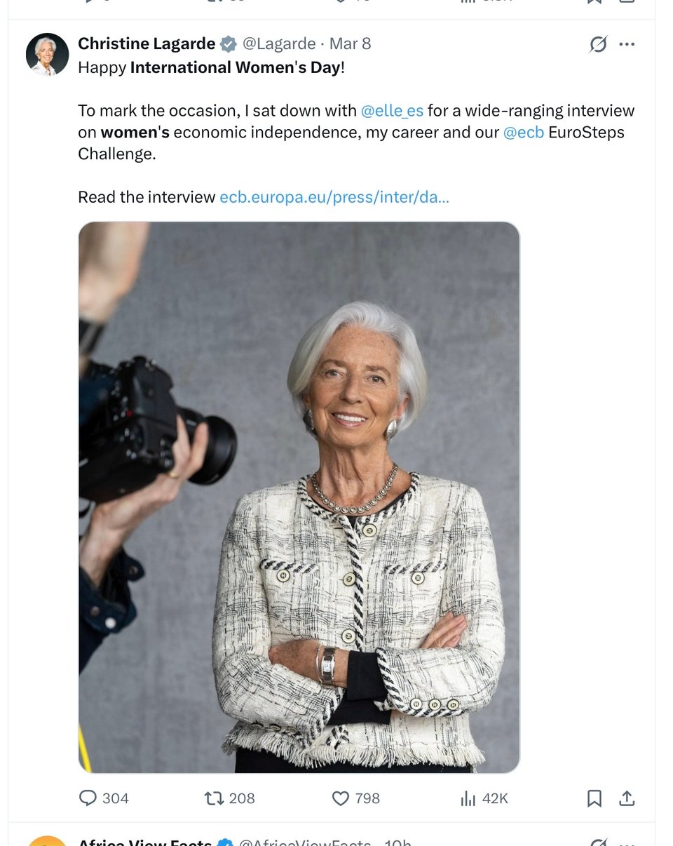 From the President of the European Central Bank