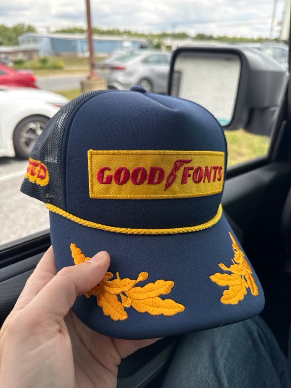 JTD Type banded "good fonts" hat
