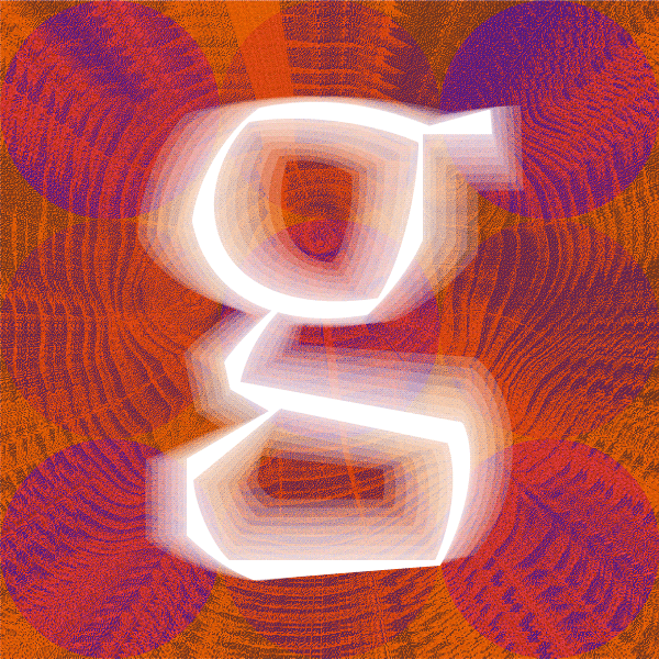 Image of Cedar's lowercase g in all weights