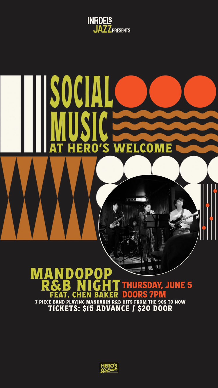 Mandopop R&B feat. Chen Baker at Hero's Welcome