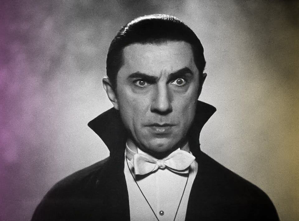 A picture of Boris Karloff as Dracula, captioned as "Peter Thiel."