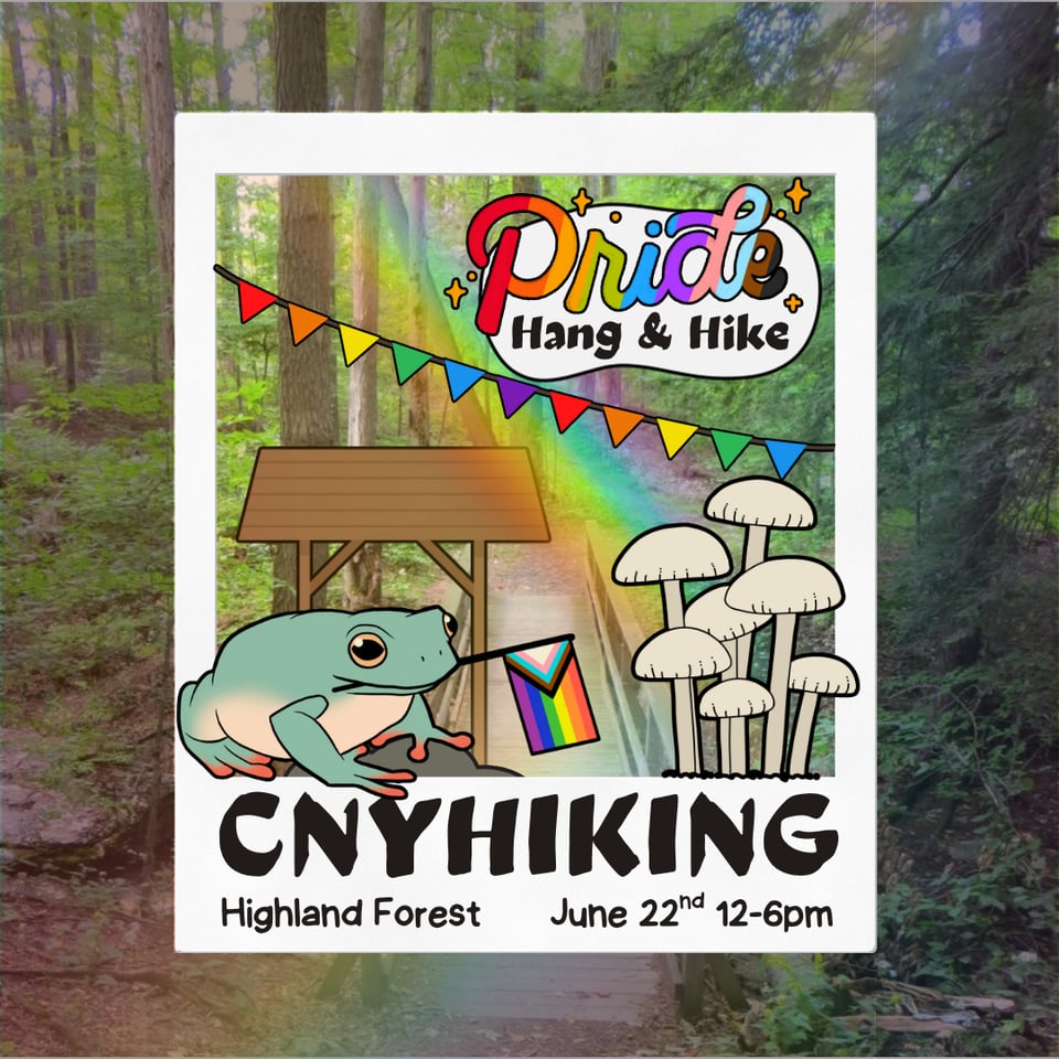CNY Hiking Hang & Hike at Highland Forest on June 22nd from 12-6 PM
