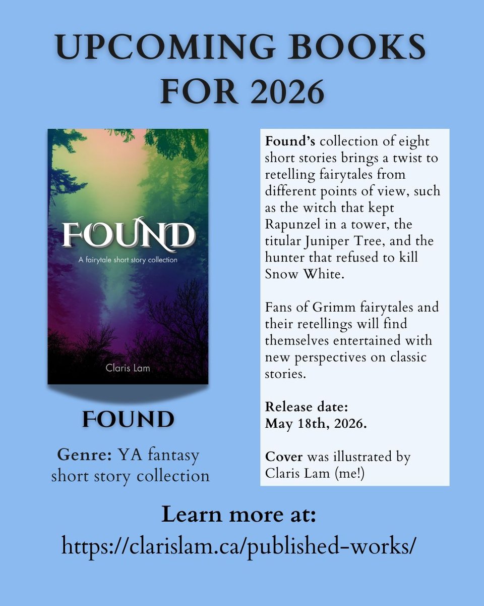 Found by Claris Lam, releasing May 18th, 2026.