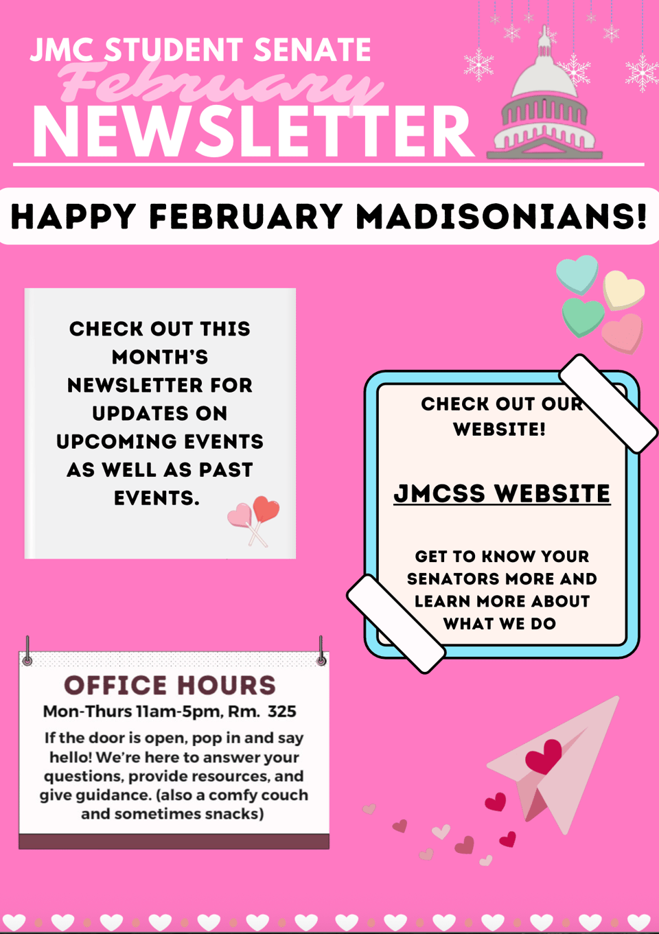 JMC Student Senate: February Newsletter